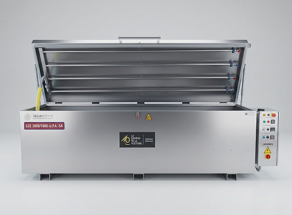 Lavadora Automática para Envases y Tapas de Plástico LCE 3000/1000-U.P.A SA